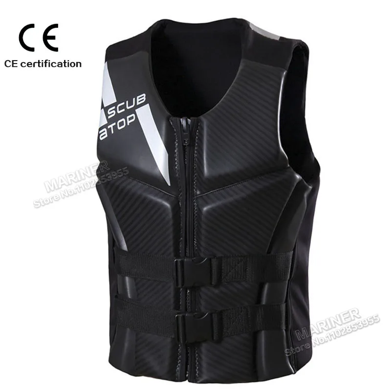 Life Jacket Life Jacket for Adults Neoprene Men Life Vest Water Sports Swim Drifting Fishing Jet Ski Vest Kayaking Boat Women Jackets