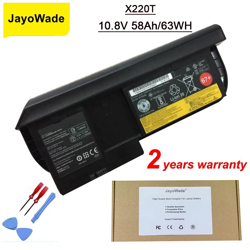 

Аккумулятор JayoWade для ноутбука Lenovo ThinkPad X220T, 10,8 мАч, 6 ячеек, 42T4881 42T4882 42T4877 42T4878 52 + 5800 в