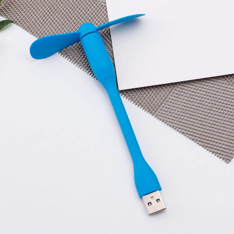 Hot Selling USB Mini Fan Detachable Flexible Portable USB Fan Suitable for All Power Output Gadgets Summer Cooling Artifact