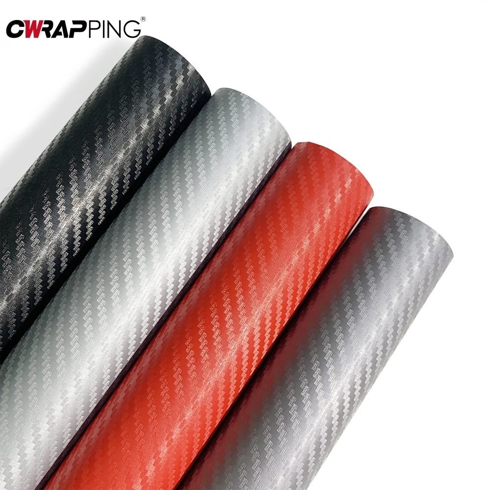 3D Carbon Fiber Vinyl Wrap Sticker 1