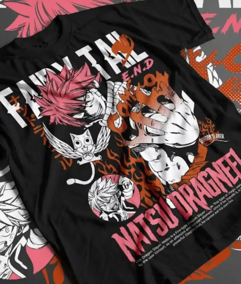 

Fairy Tail Natsu Dragneel Shirt, Gray Fullbuster