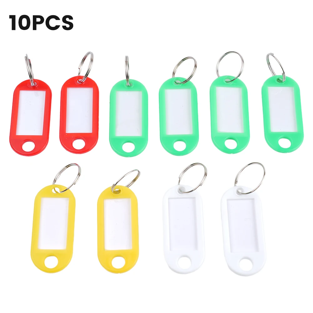 Key Plates Can Be Written On Key Fob Ring For Writing On Label Keychain Baggage Tag ID Label Name Tags With Split Ring key fob ring label
