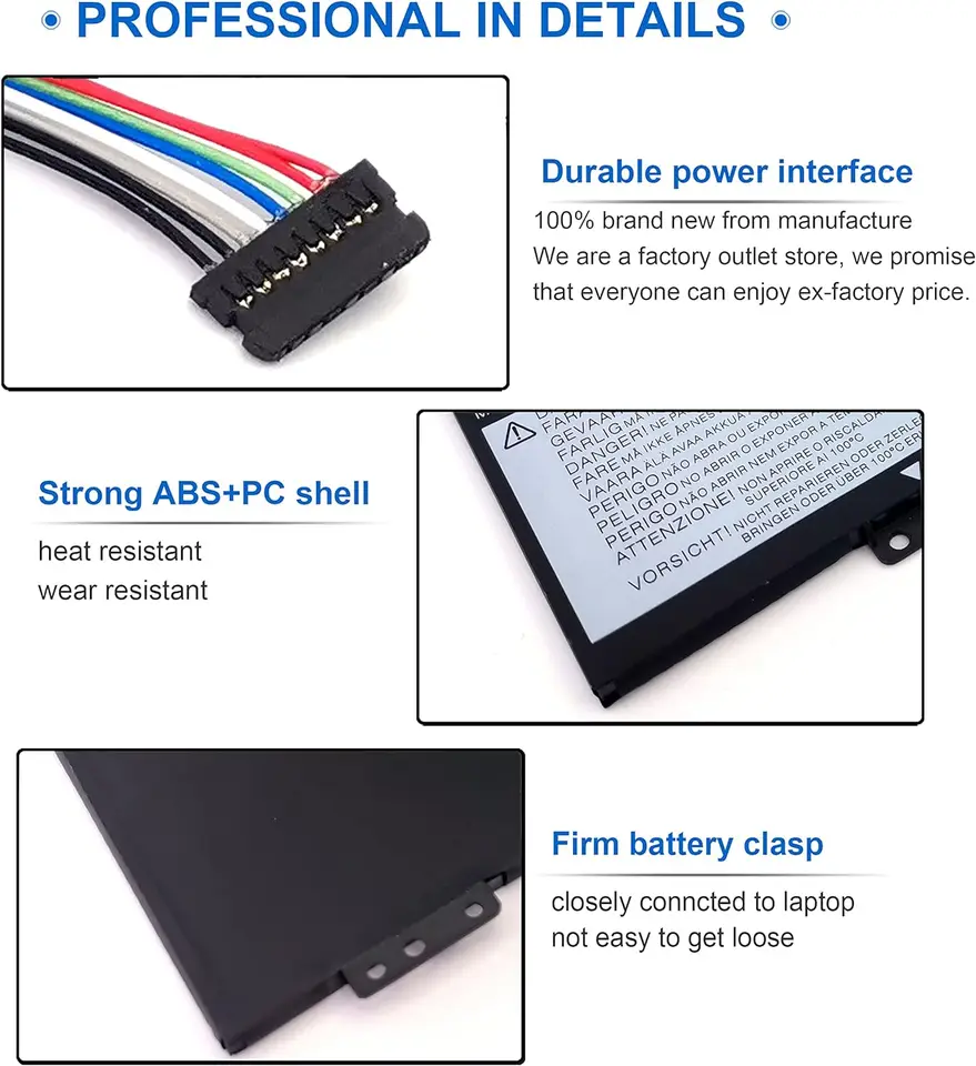 Batteria Per Lenovo Flex 6, IdeaPad 530S, Yoga 530 - 45Wh, 4-Cell - Foto 3