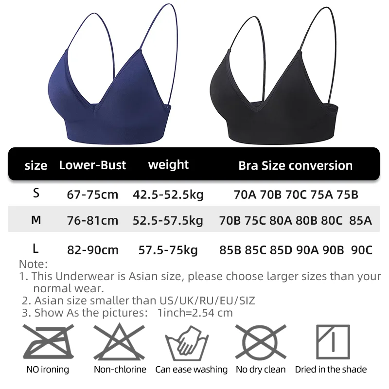 Women Seamless Bra Camisole Underwear S M L Breathable V Neck Gather Up Sports Fitness Yoga Casual