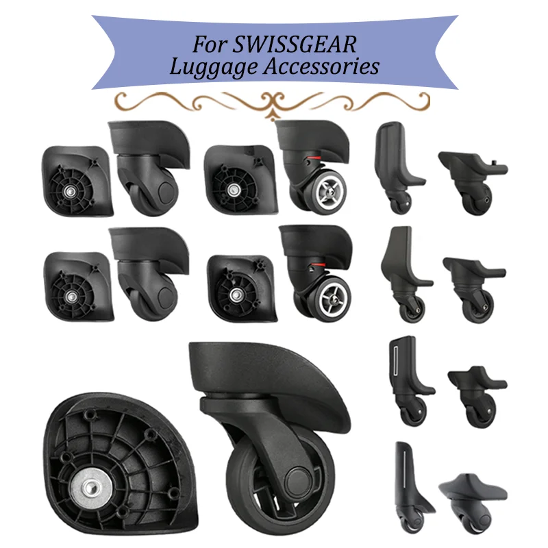 Trolley Wheel Components Suitable for SWISSGEAR Suitcase Universal Wheel Luggage Accessories ...