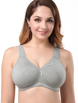 Soft Cotton Bras for Women Wirefree Comfortable Bras for Women No Underwire 6803 1