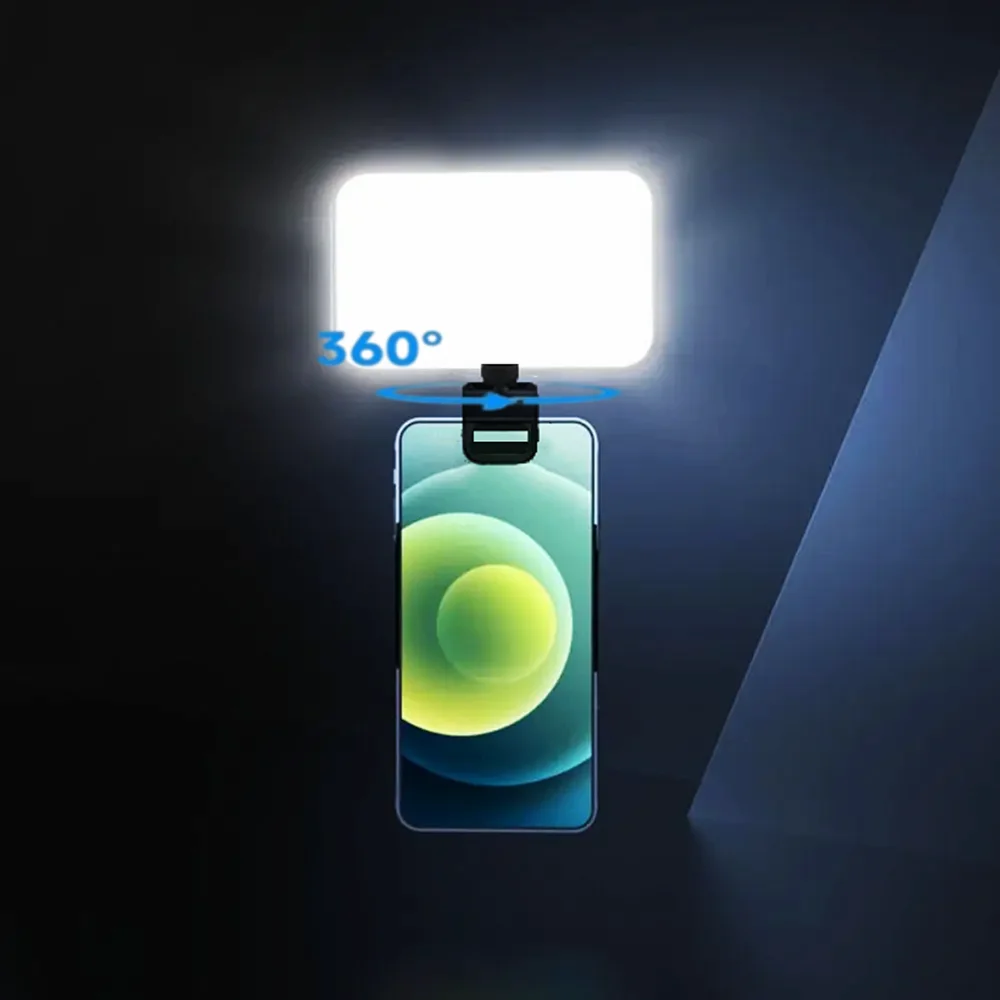 Pocket LED Selfie Light For IPhone IPad Mobile Phone Laptop Clip Flash Fill Video Photo Ringlight Photography Lamp