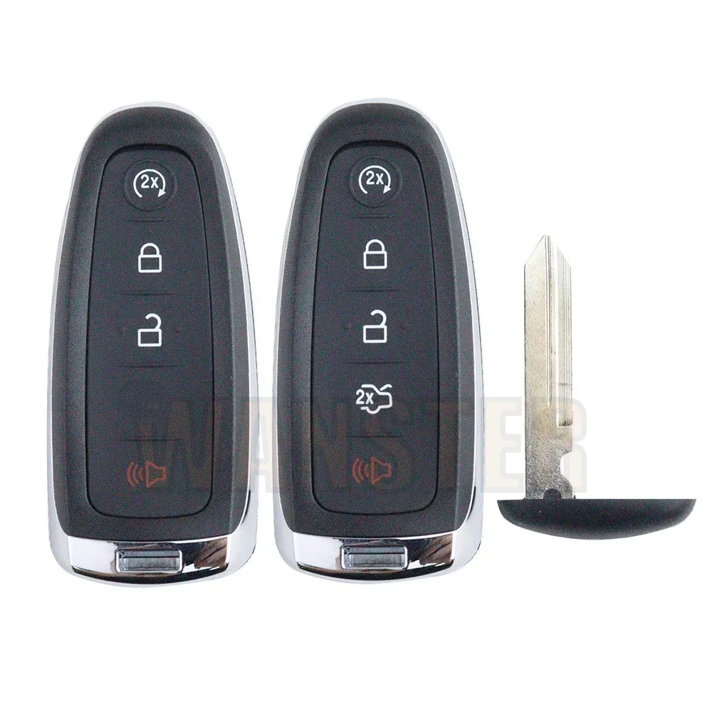 Car Key Fob Housing Key Case Shell 4 5 Bottons for Ford Edge Escape Explore Expedition Flex Focus Taurus C-max 2011-2015