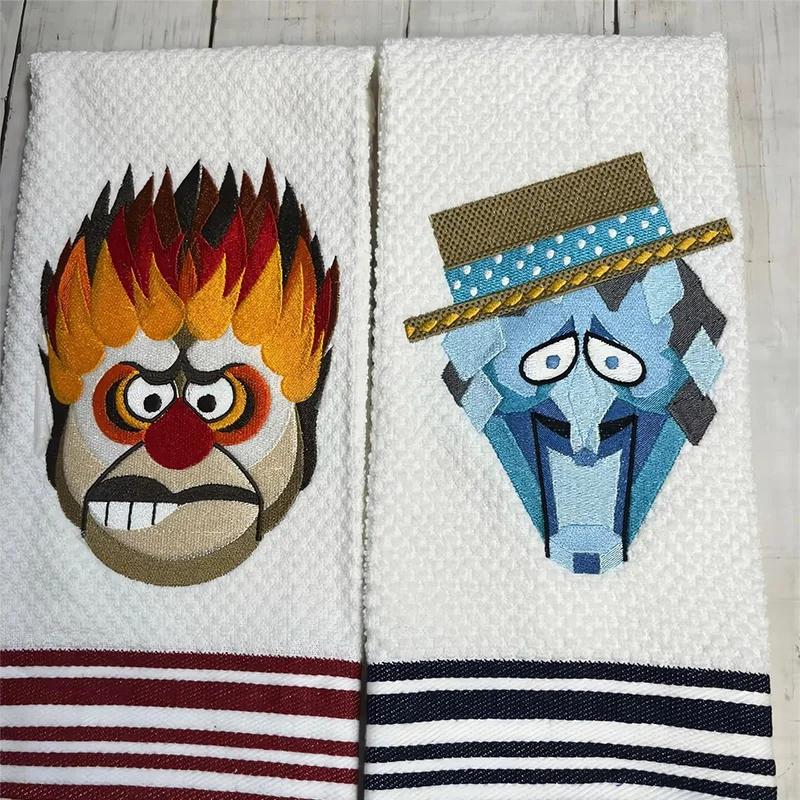 Cotton Towel Face Towel Thickened Towel Christmas Printed Cotton Fiber Hand Towel Home Bathroom Wash Face Set