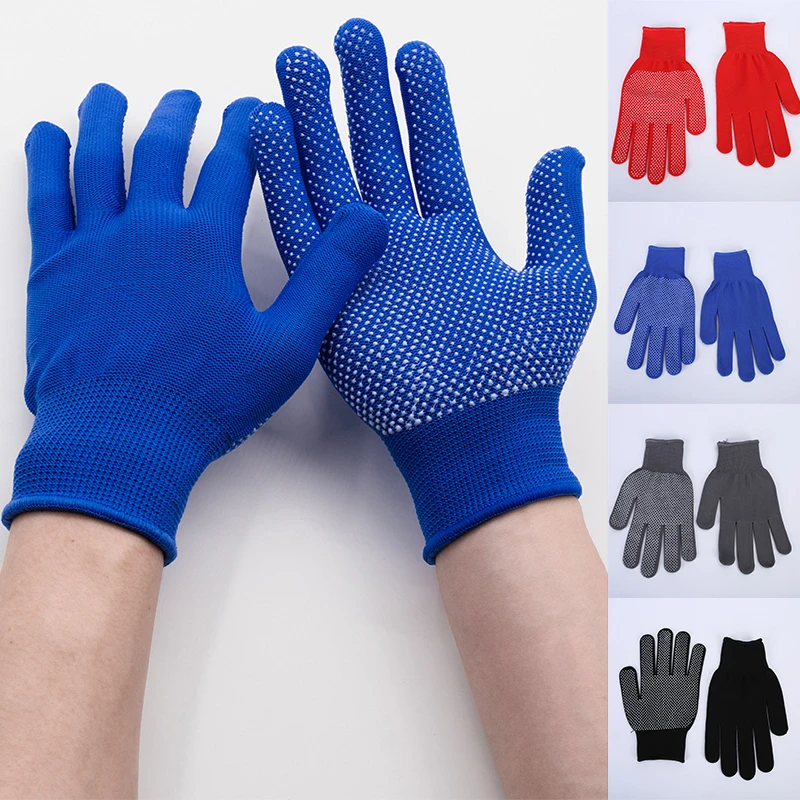 

Thin Lightweight Full Finger Gloves Outdoor Riding Cycling Gloves Anti-slip Breathable Gloves Garden Work Nylon Gloves Reusable