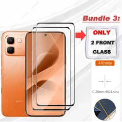 Premium 3D Curved Glass Screen & Camera Lens Protector with Edge - to - Edge Coverage for Just 3 Front Glass