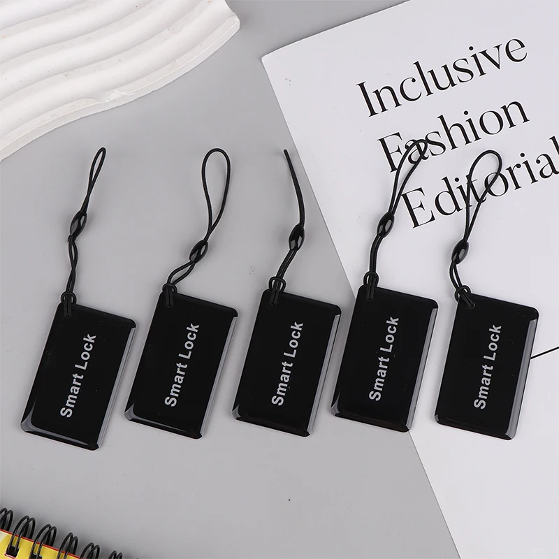 5/10Pc 1024 (bits) Black 13.56Mhz IC Card Electronic Smart Door Lock Card Digital Smart Fingerprint Locks Unlock Small RFID Card