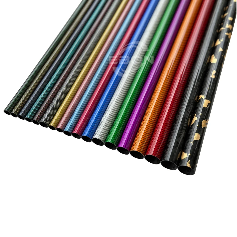 Tube En Fibre De Carbone Bleu 500 Mm - Finition Sergé Brillant, Dimensions 22x20 Mm, Pour Projets DIY - 14