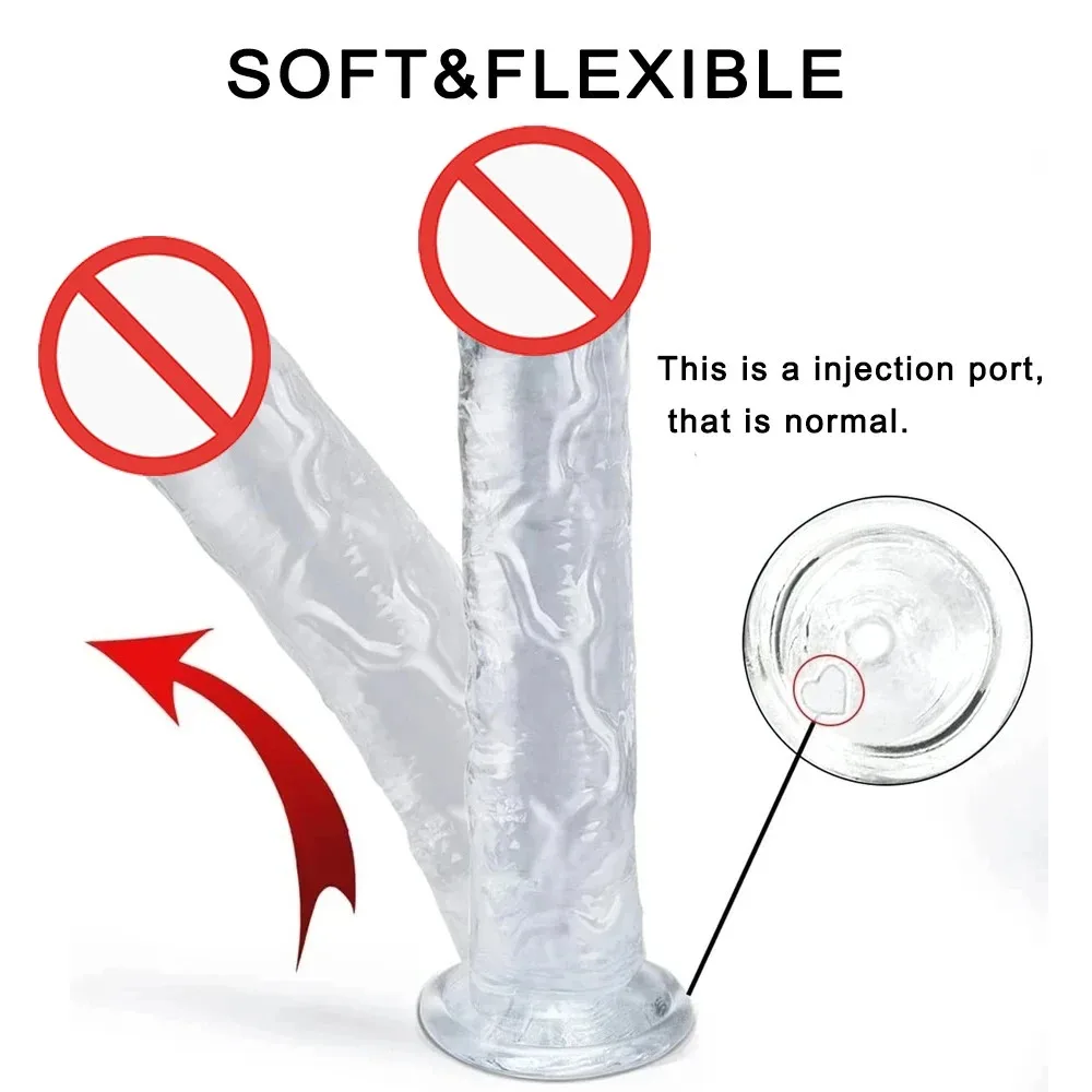 Realistic Dildos Sex Toys for Woman Men with Suction Cup