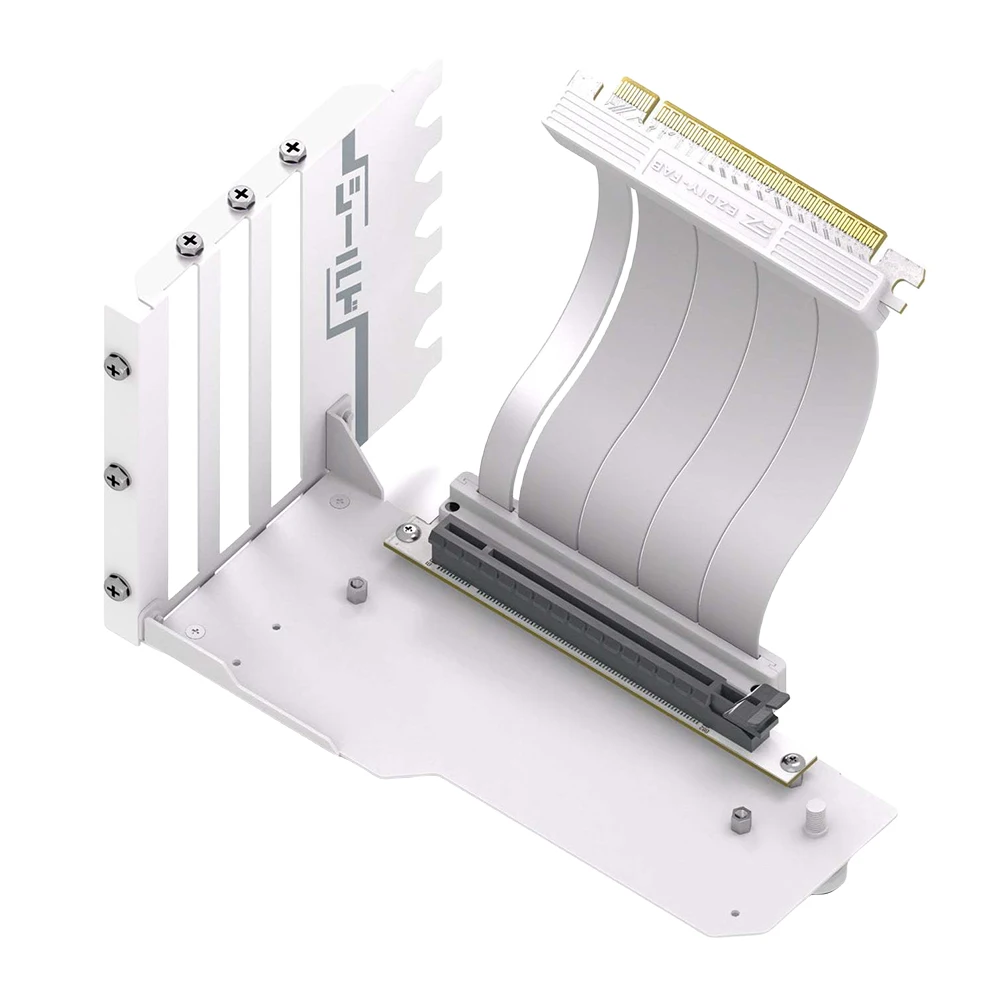 수직 그래픽 카드홀더 키트, 15cm PCI-E 4.0 X16 라이저 케이블, 비디오 카드 지지대 키트, GPU 마운트 그래픽 카드 브래킷