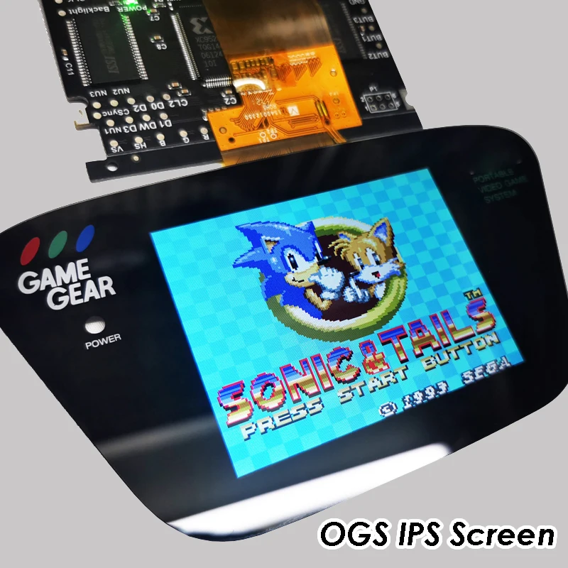 セガゲームギア用液晶画面,v4.1,フルディスプレイ,vga,mod,スイープ 