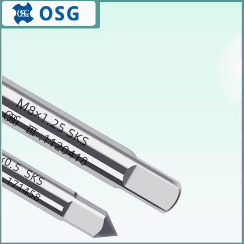 OSG 오리지널 3PCS M1M12 UNC 2-56 W 5/32 스트레이트 플루티드 ..