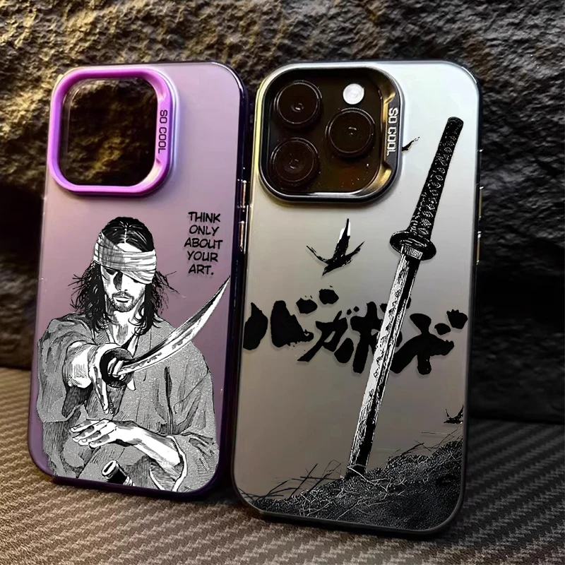 Japanese Comics Vagabond Samurai Plating Matte Phone Case