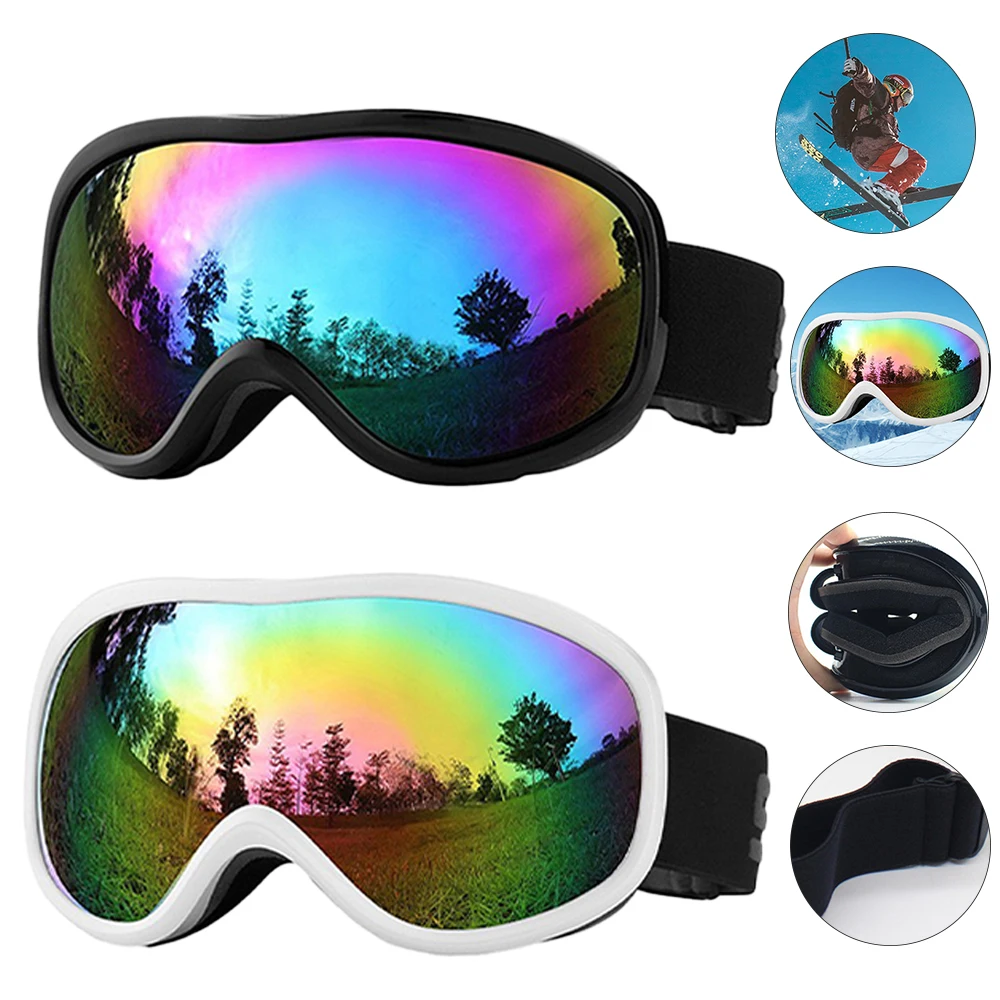 Unisex Snowboard Goggles Double Layers Anti-fog Snow Sunglasses Windproof  UV Protection Ski Goggles Men Women Snowmobile Skatin