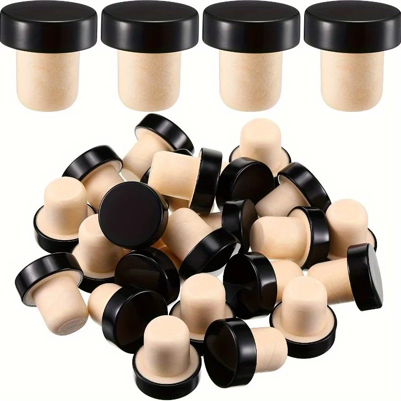 8pcs T-shaped Wine Corks Wine Stoppers Bottle Stoppers Reusable Bottle Stopper Sealing Plug Cap