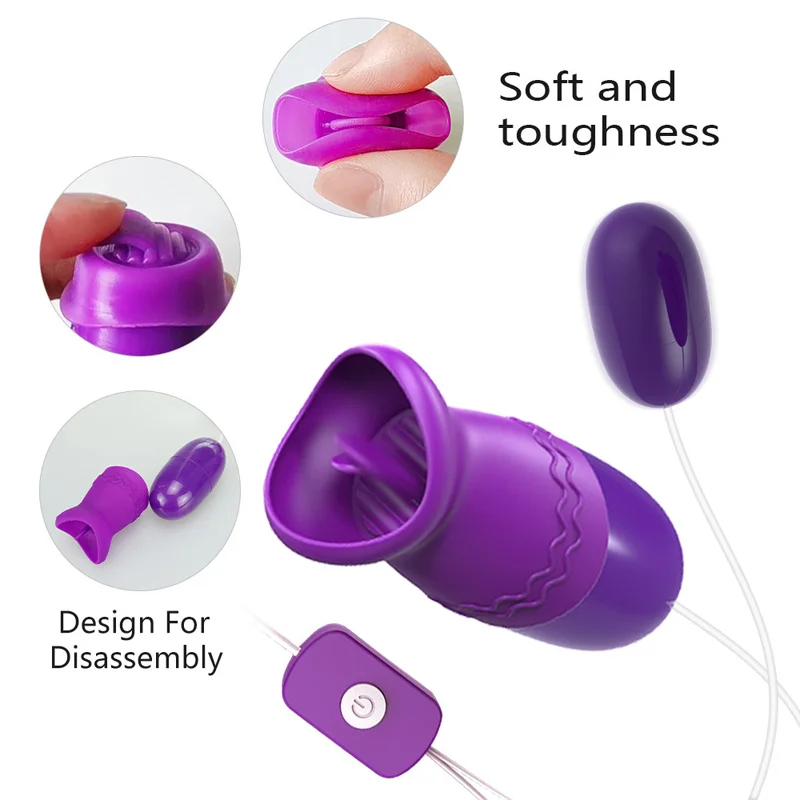 Vibrating Sex Toys Jump Egg Sex Set Tongue Oral Licking Vibrator USB Vibrating Egg G-spot Vagina Massage Clitoris Stimulator Intimate Toys