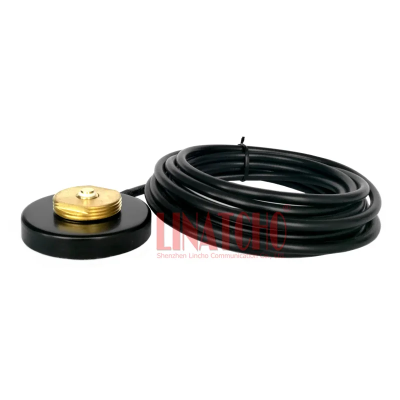 3 Meters RG58U Cable Mini Small NMO Connector Car Antenna Magnetic Base Bracket SMA Male