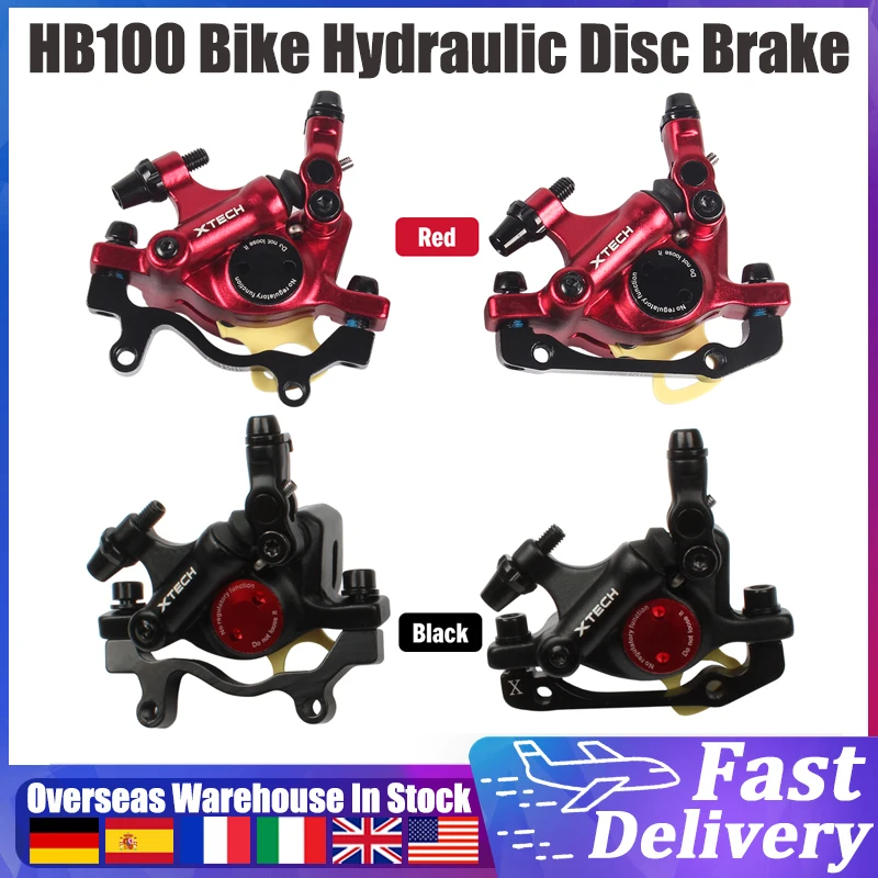 

HB100 Bike Hydraulic Disc Brake Front Rear Calipers Cycling MTB Bicycle Hydraulic Brake For 160mm Bike Rotor Mountain Bike Parts