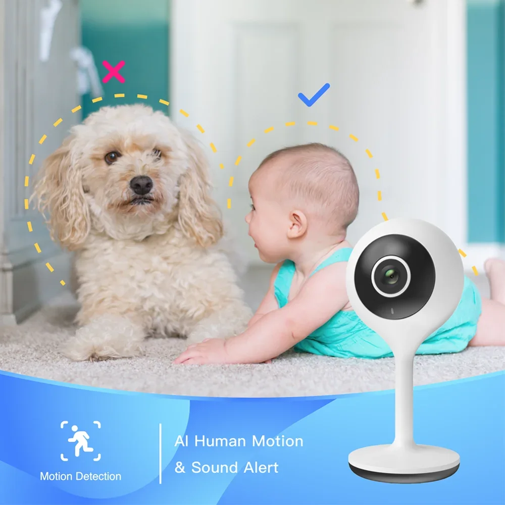1080P IP Security Camera Mini WiFi CCTV Surveillance Camera IR Night Vision Tuya Baby Monitor Pet Webcam