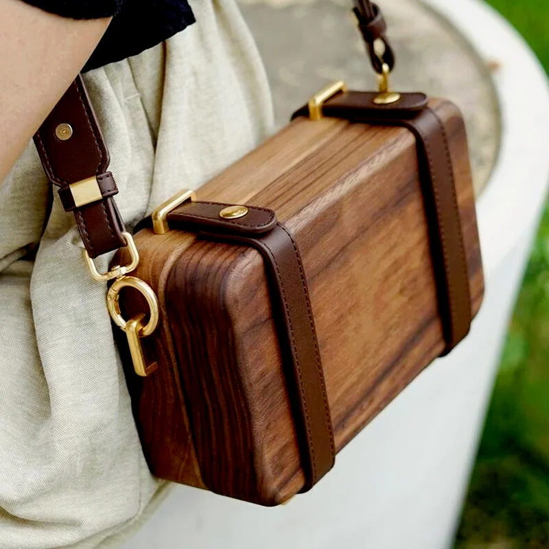 Women Leather Bag Wooden Bag Shoulders Bags Cross Body Handbag Women Gifts  Handmade Leather Bag White Leather Bag Purse - Etsy