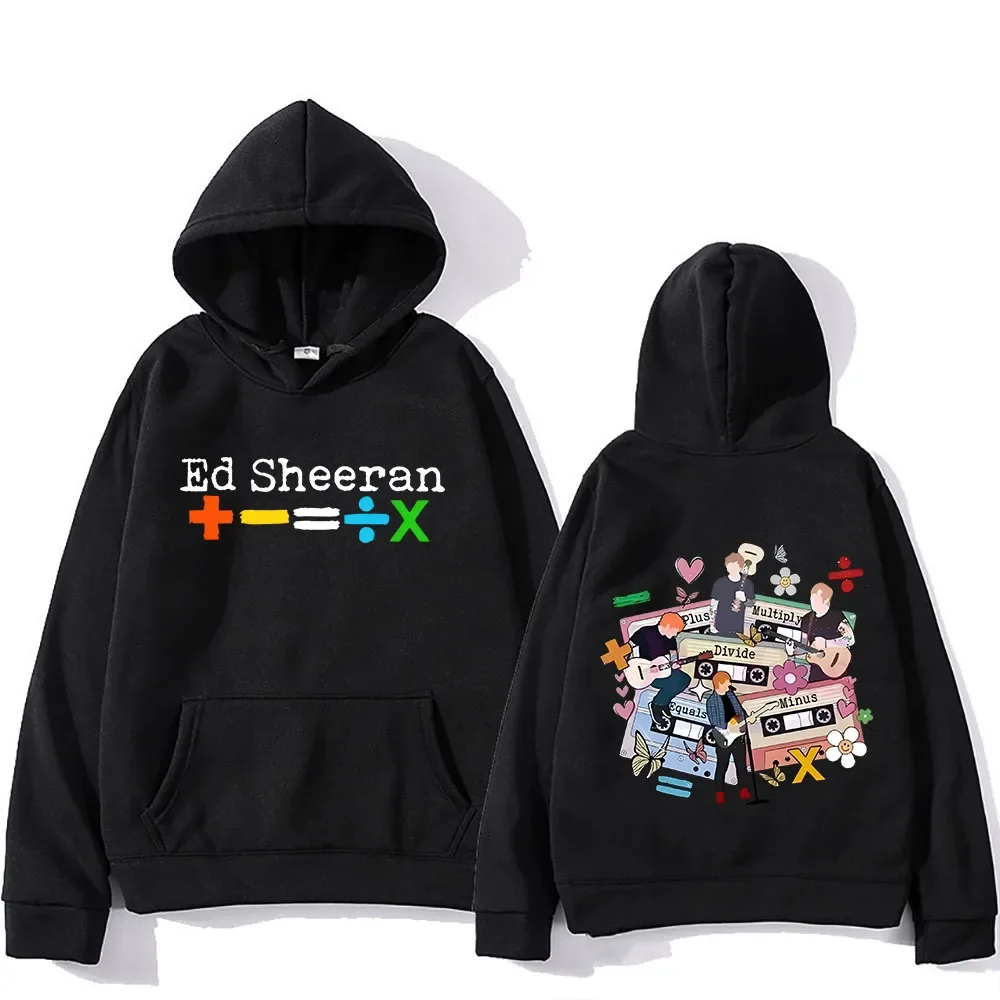 Ed Sheeran Tour 2024 Hooded Double-sided Printing Retro Hip Hop