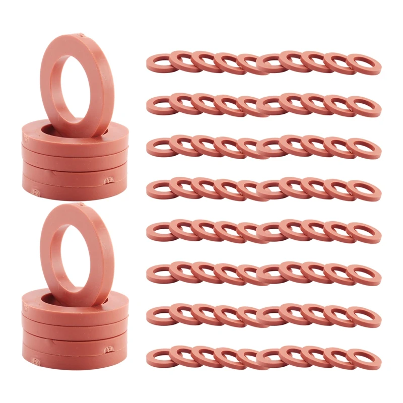 

Outdoor Garden Hose Rubber Washer Gasket, 90Pcs Red O-Rings Rubber Washer Gasket Combo Pack For 3/4Inch Garden Hose And Water Fa