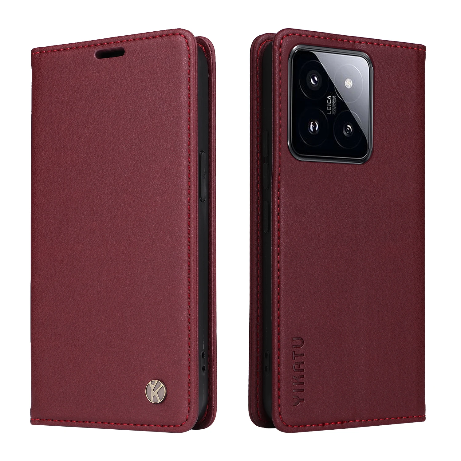 Premium Ultra-Slim Magnetic Leather Wallet Flip Cover Case