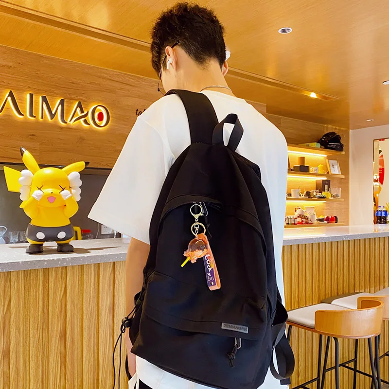 Oil Lollipop Rainbow Bean Keychain Couple Accessories Cute Key Chain Ring Holder Bag Pendant Exquisite Gift Keyring