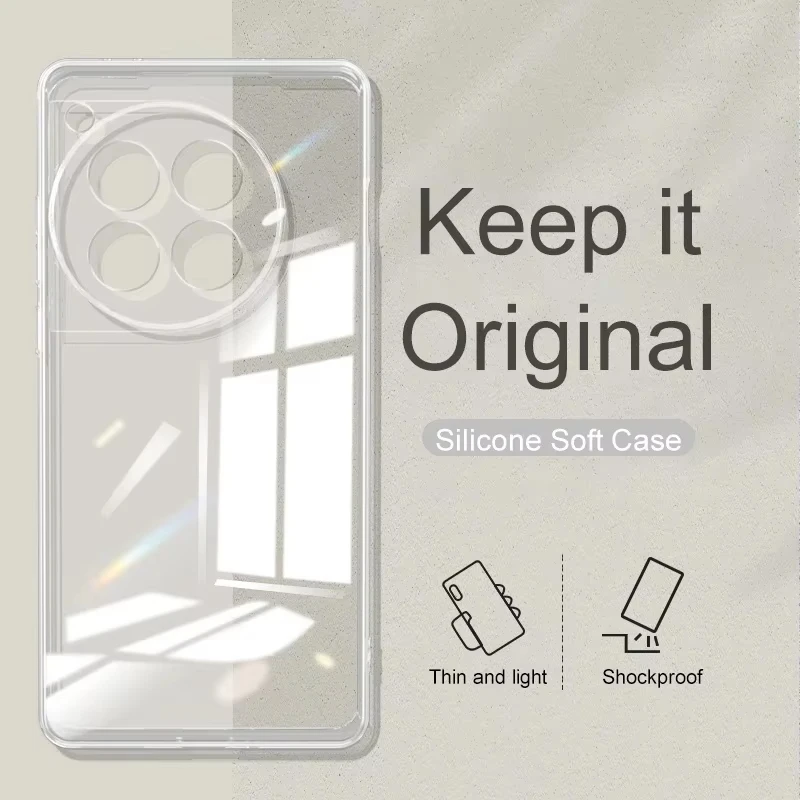 Transparent TPU Phone Case - Sleek and Durable Back Cover
