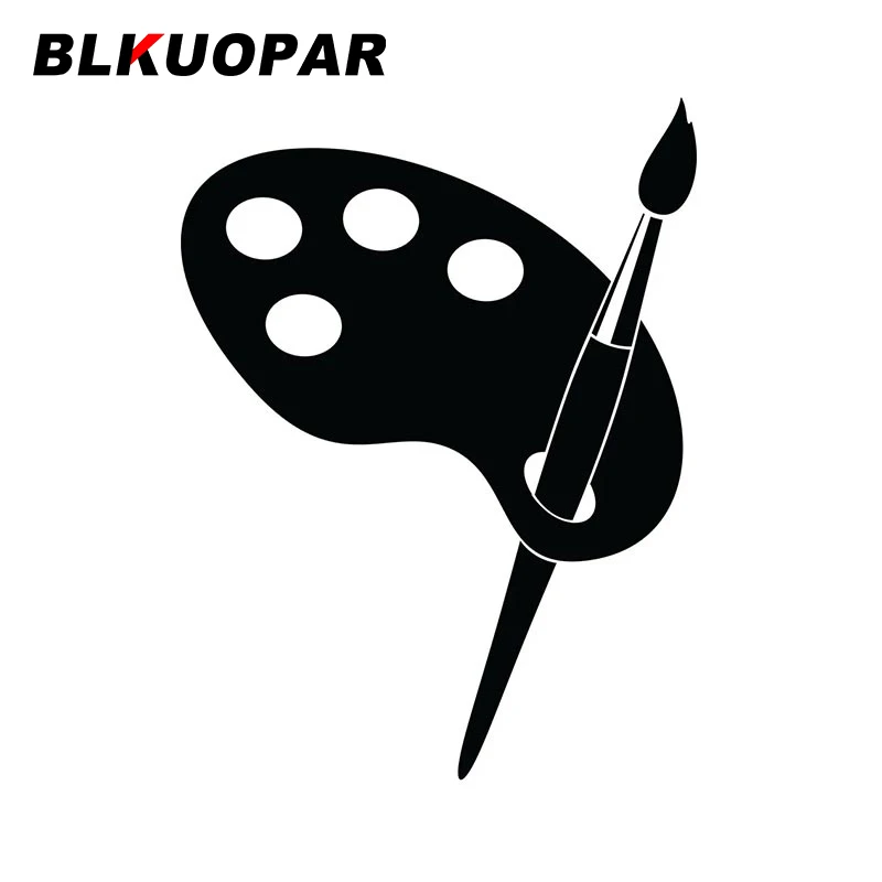 

BLKUOPAR Palette Silhouette Car Stickers Art Tool Decal Occlusion Scratch Die Cut Windshield Surfboard Car Door Protector