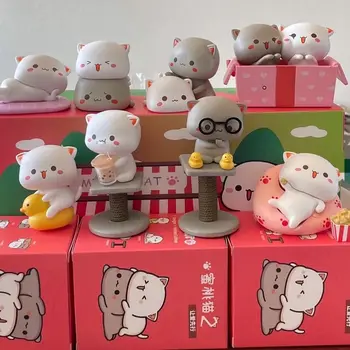 Mitao Cat 2 Season Lucky Cat Cheap Cute Cat Blind Box Toys Surprise Figure Doll 1