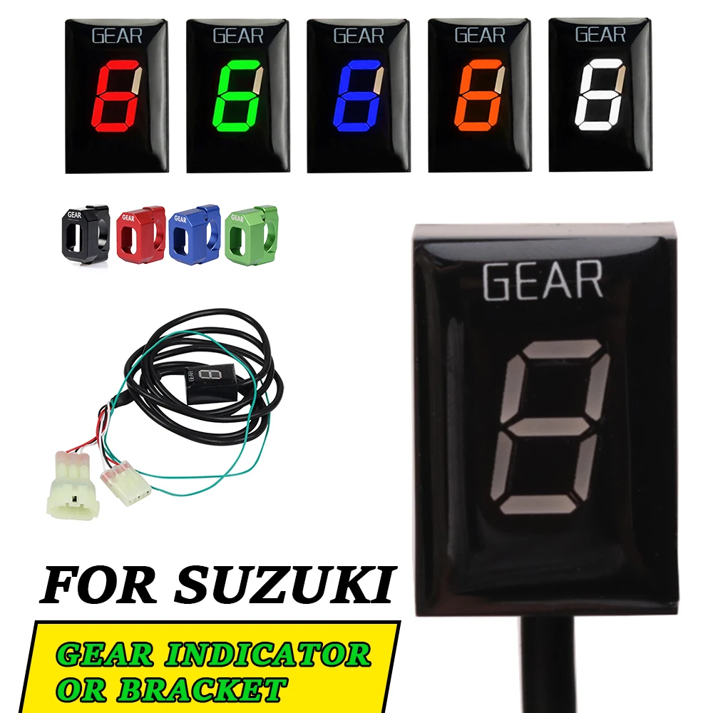 For Suzuki Bandit GSF600 GSF650 GSF1200 GSF1250 GSX1300R Hayabusa DL650 Vstrom Accessories Gear Display Meter Gear Indicator