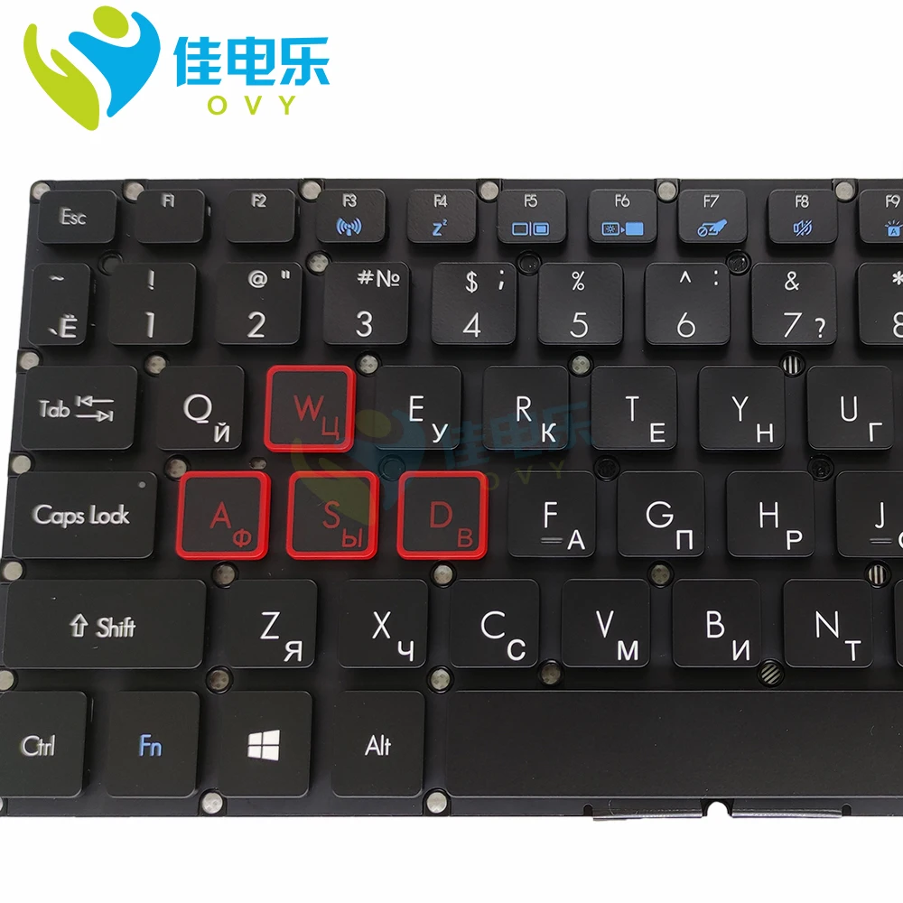 Teclado Backlight Laptop para Acer Predator Helios 300 G3571 G3-572 Ph315-51 Ph317-51 Ph317-52 us e ru Teclados de Substituição Novo - Imagem 4