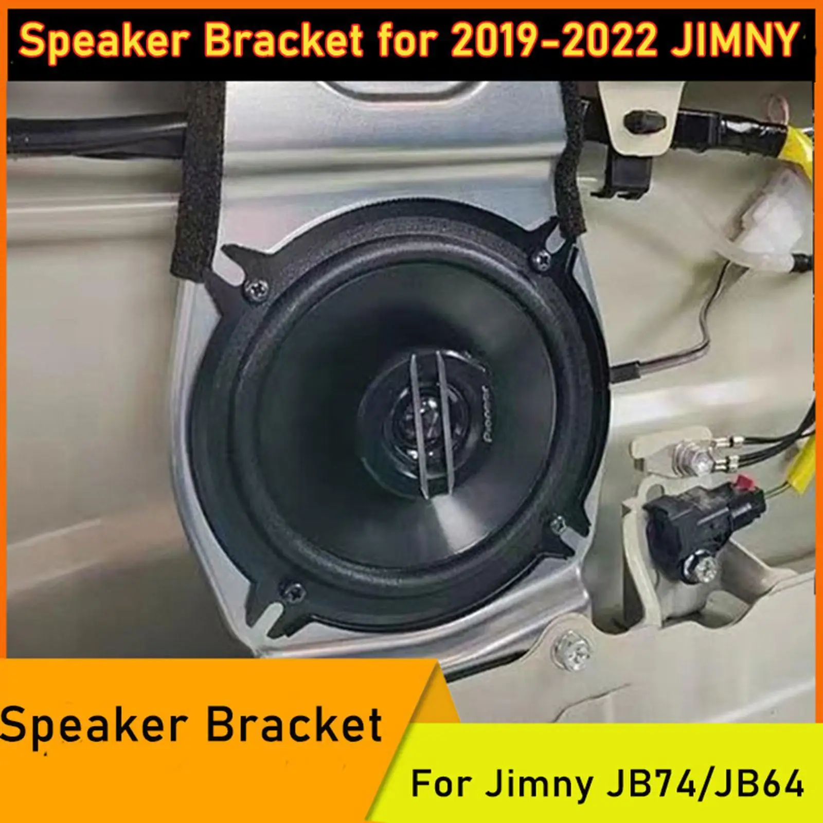 와이어 하네스가 포함된 2Pcs 후면 스피커 브래킷 Jimny Jb74W Auto Accs용 간단한 설치 안정적인 성능 99197-77R10