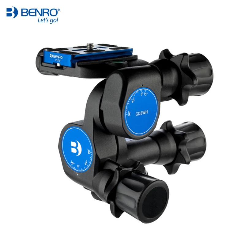 Camera Panoramic Head Benro GD3WH GD3WHCN three-dimensional gear head PTZ magnesium alloy SLR photography tripod Panoramic photography head