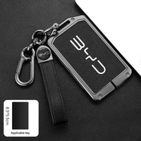 Car Samrt Remote Key Cover Case Fob For BYD NFC Card Atto3 Yuan Tang EV Han Qin Song Plus DMi Dolphin S7 S6 L3 M6 F3 F0 Keychain 3