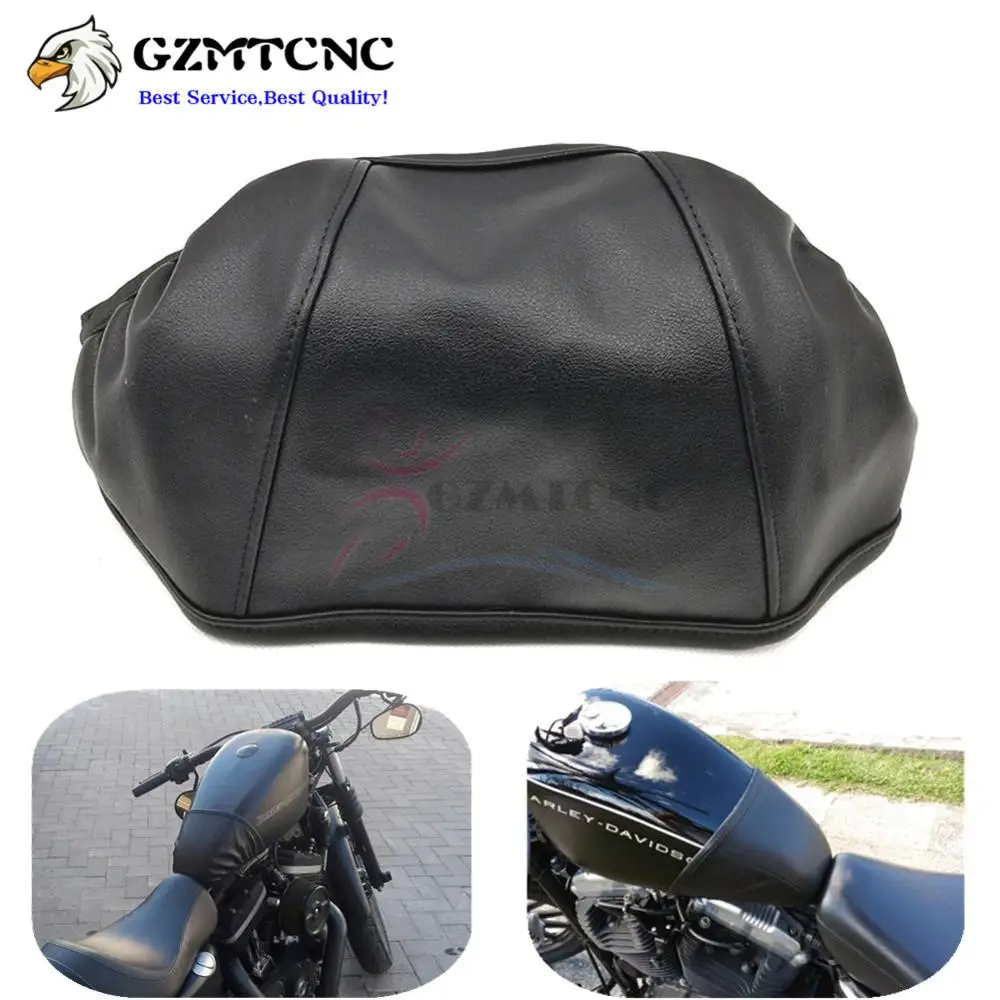 4.5'' Black Air Box Cover Fuel Gas Tank Shield Bra Fit For Sportster 883 1200