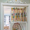 Lattice Fruit Patterns Korean Short Curtains Cloth for Living Room Japanese Pastoral Wave Lace Half Curtains for Kitchen #A591 4