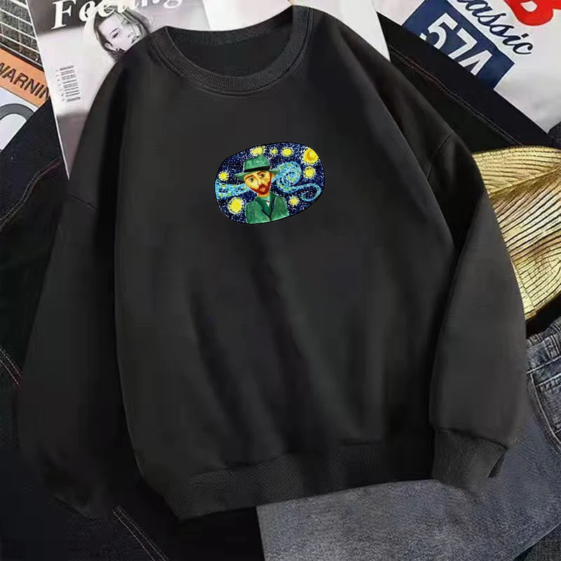 Women's Pullovers Fashion Tops Sweater Prints Casual Women's Round Neck Clothing Women's Harajuku Urban Women