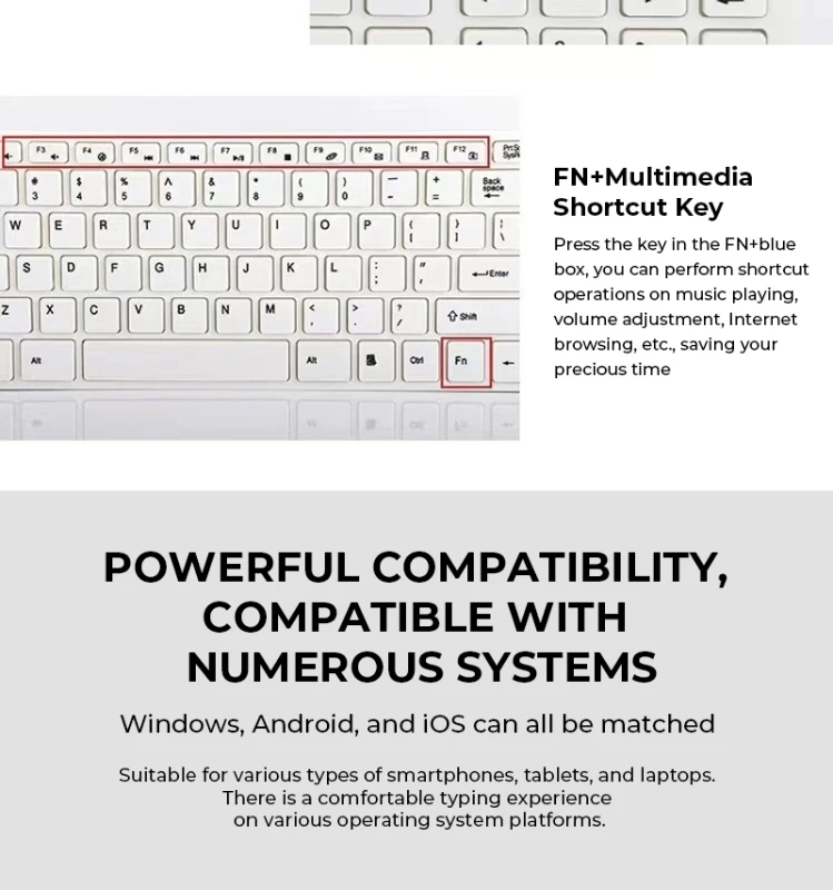 Ultra-Thin Wireless Keyboard and Mouse Set