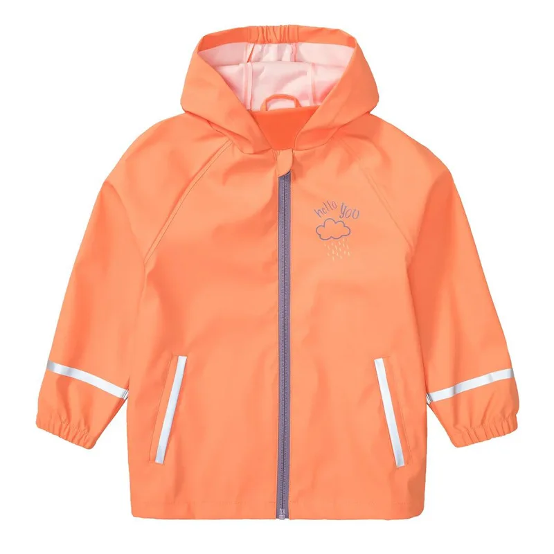 Hooded Waterproof Jacket Boy Sports Girls Raincoat Outdoor Kids Windbreaker Beach Children Outerwear Winter Baby Rain Coat