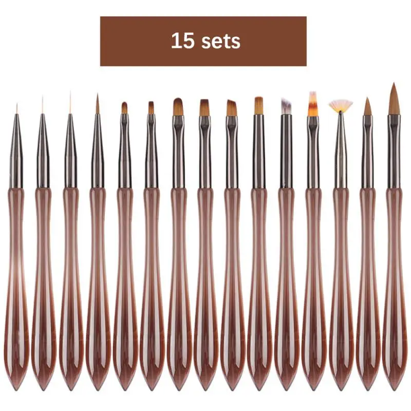 

Цветная ручка для рисования, длинный стержень, гладкий, удобный в использовании, гибкий и прочный, удобный захват, инструмент для ногтей, японская Кисть для ногтей