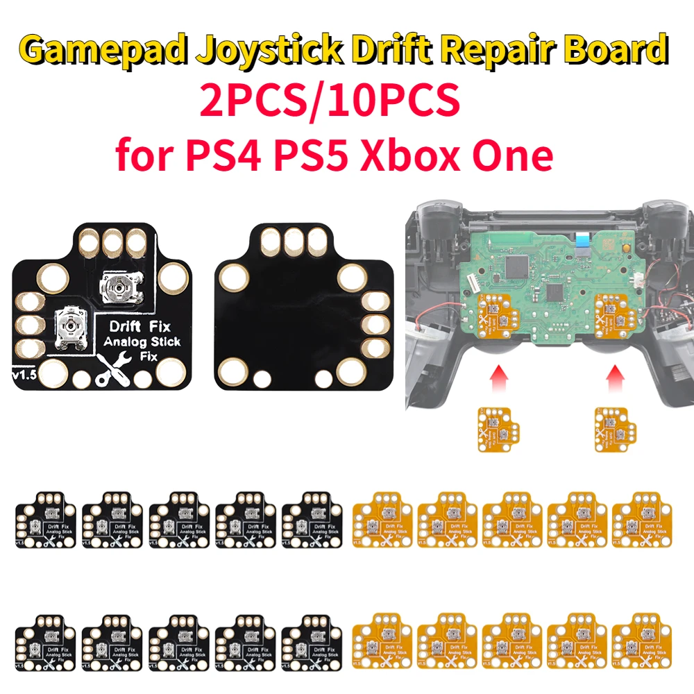 1/2/10 pces vara analógica drift fix mod redefinir deriva miniatura  resistência placa de calibração para ps4 ps5 xbox um controlador de jogo -  AliExpress