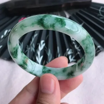 

Zheru Jewelry Natural Myanmar Jade 54mm-62mm bracelet exquisite princess bracelet send girlfriend send mom