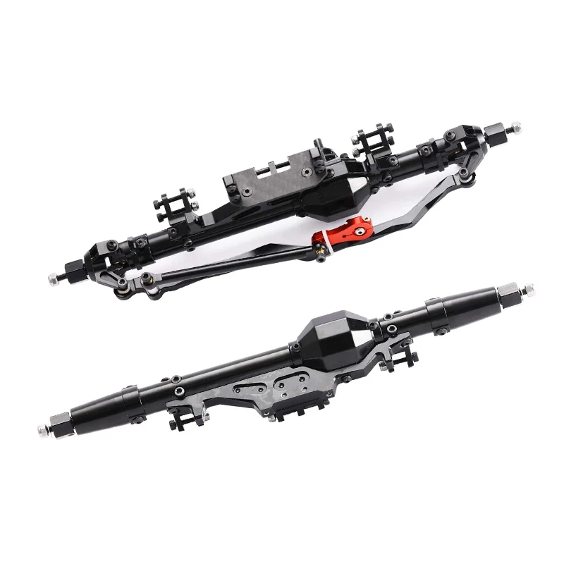 Essieu Avant En Métal Noir Pour Chenilles RC AXIAL Wraith (AX90018, 90048, 90053) - Échelle 1/10, Marque AXSPEED